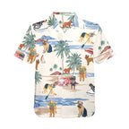 Tropical Brussels Griffon shirt for dog owners