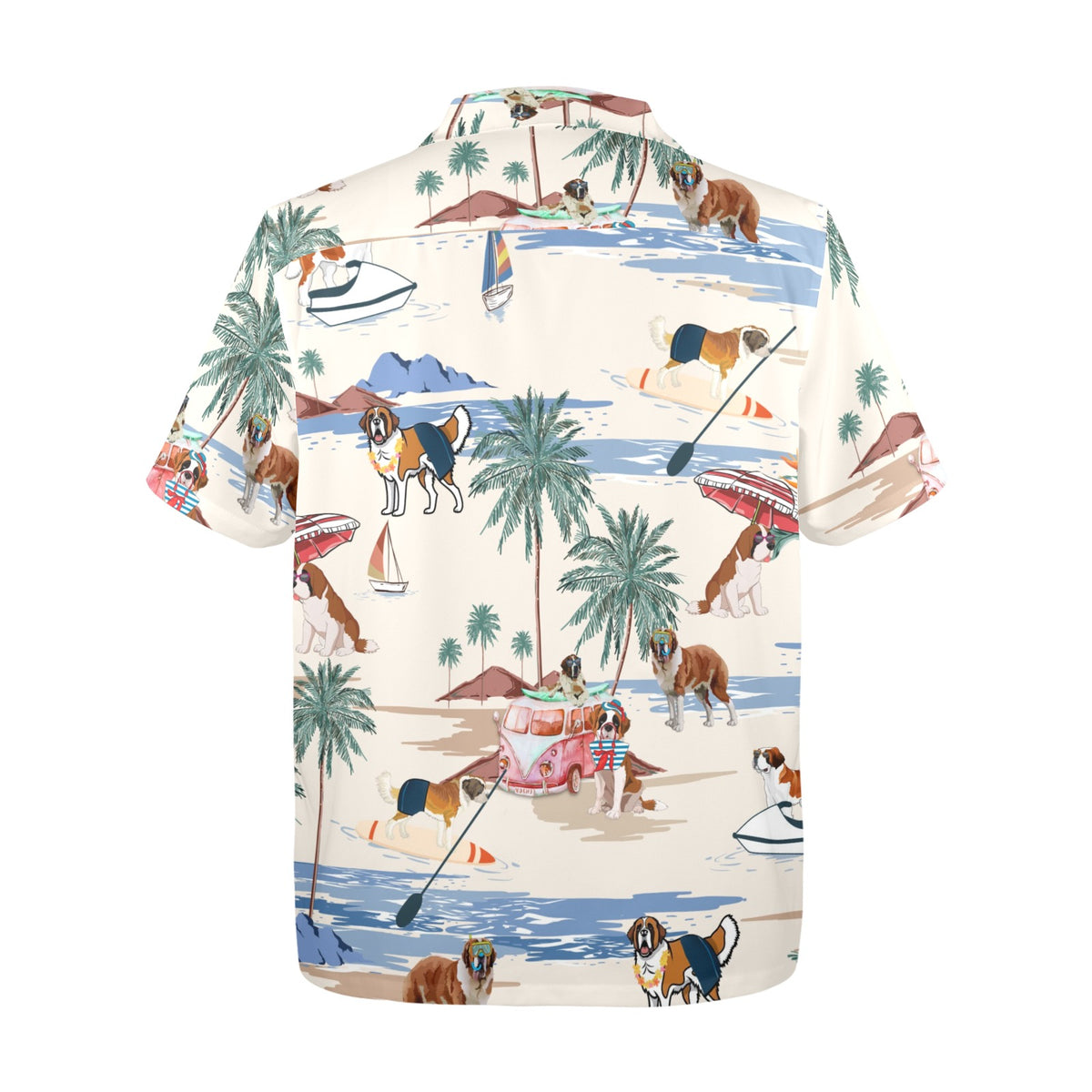 Cabana Club Saint Bernard Hawaiian shirt