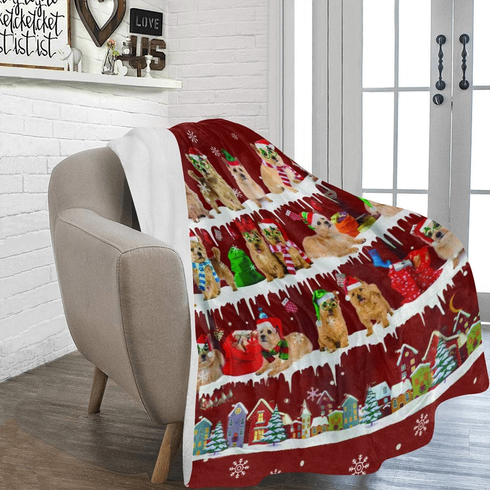 Norwich Terrier fleece blanket, product image 2