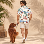 Irish Setter Hawaiian Shirt