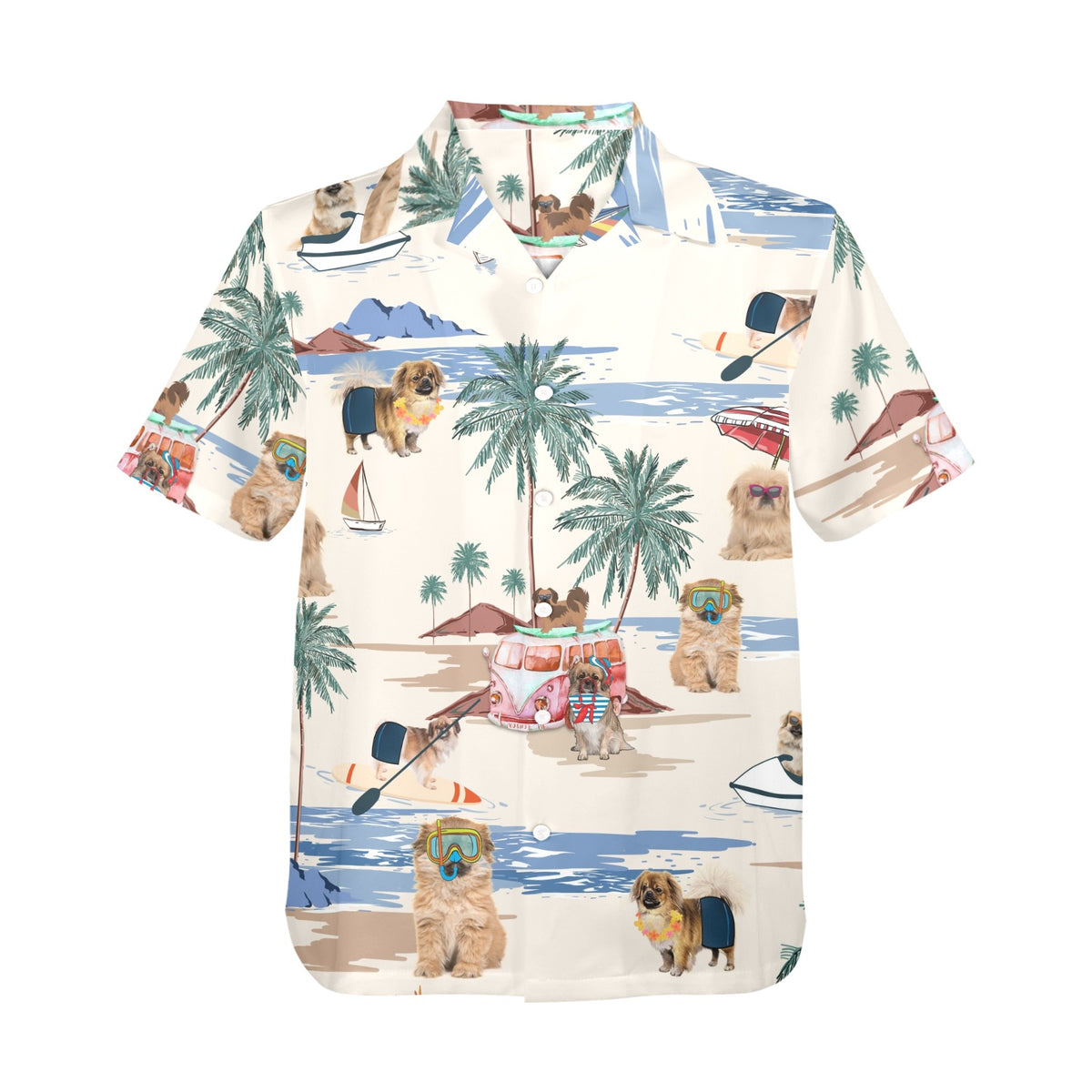 Tropical Tibetan Spaniel shirt for dog owners