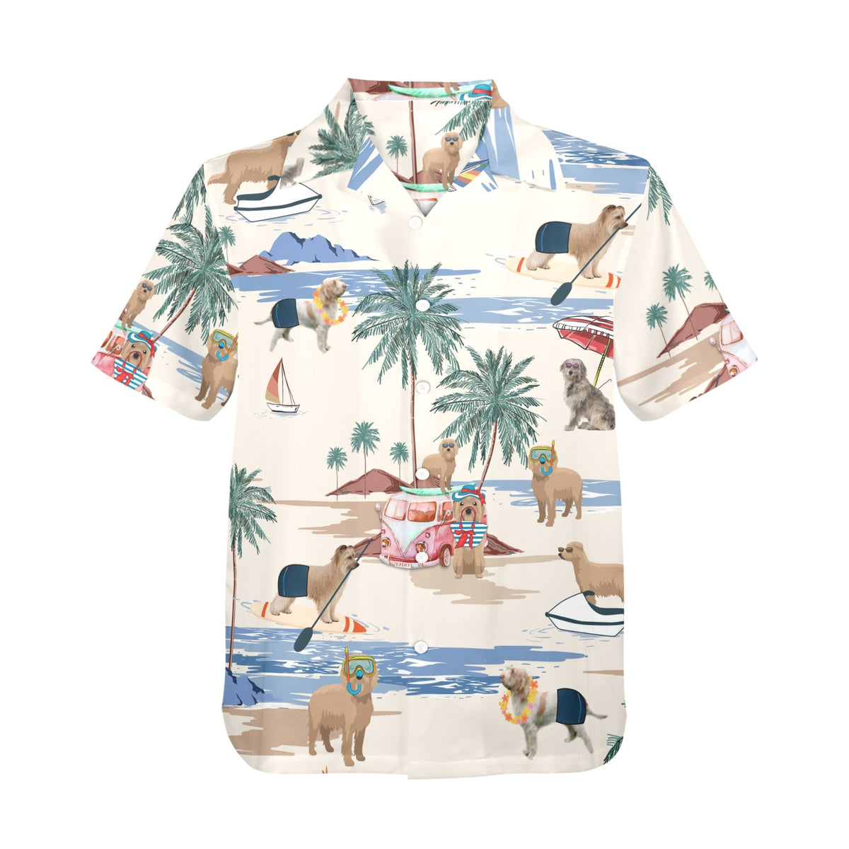 Tropical Pyrenean Shepherd shirt for dog owners