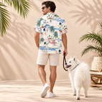 Canadian Eskimo Dog Hawaiian Shirt