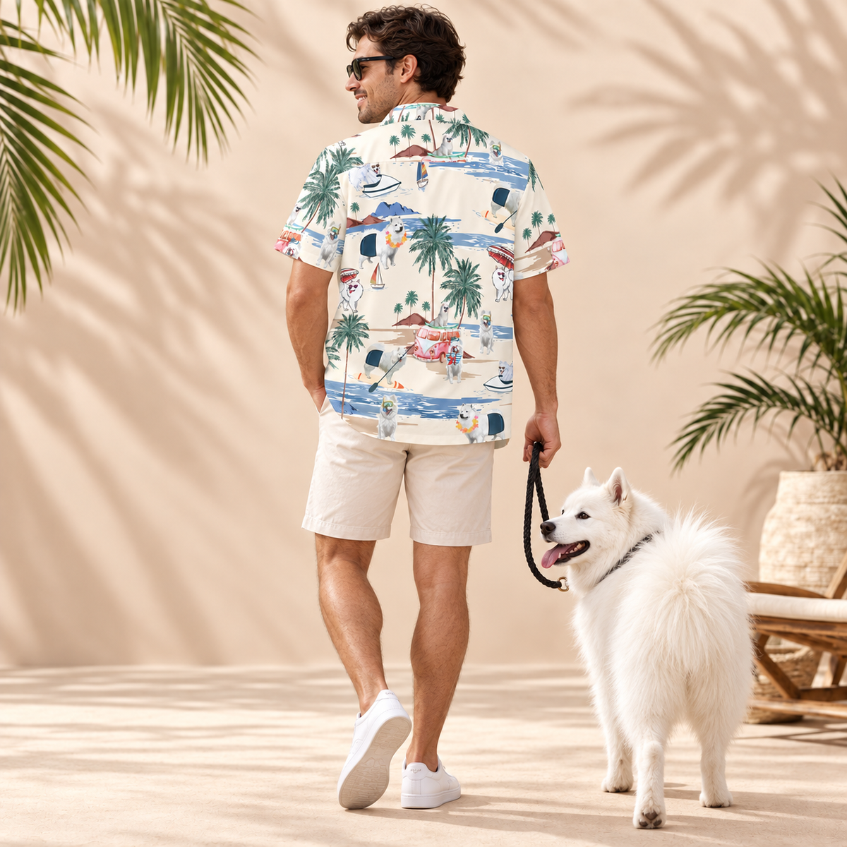 Canadian Eskimo Dog Hawaiian Shirt