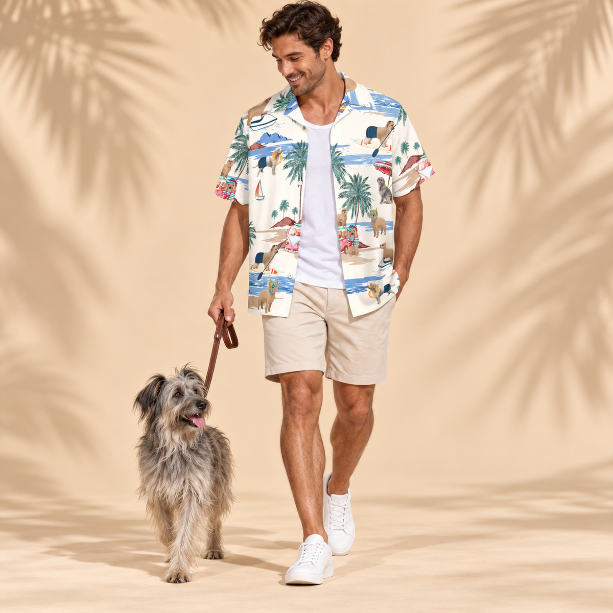 Pyrenean Shepherd Hawaiian Shirt