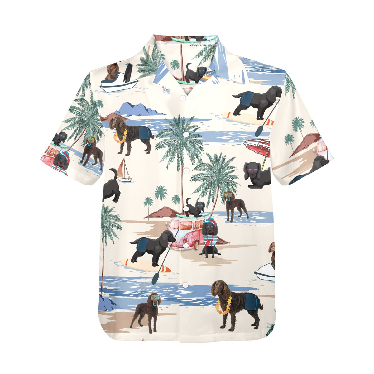 Tropical Spanish Water Dog shirt for dog owners