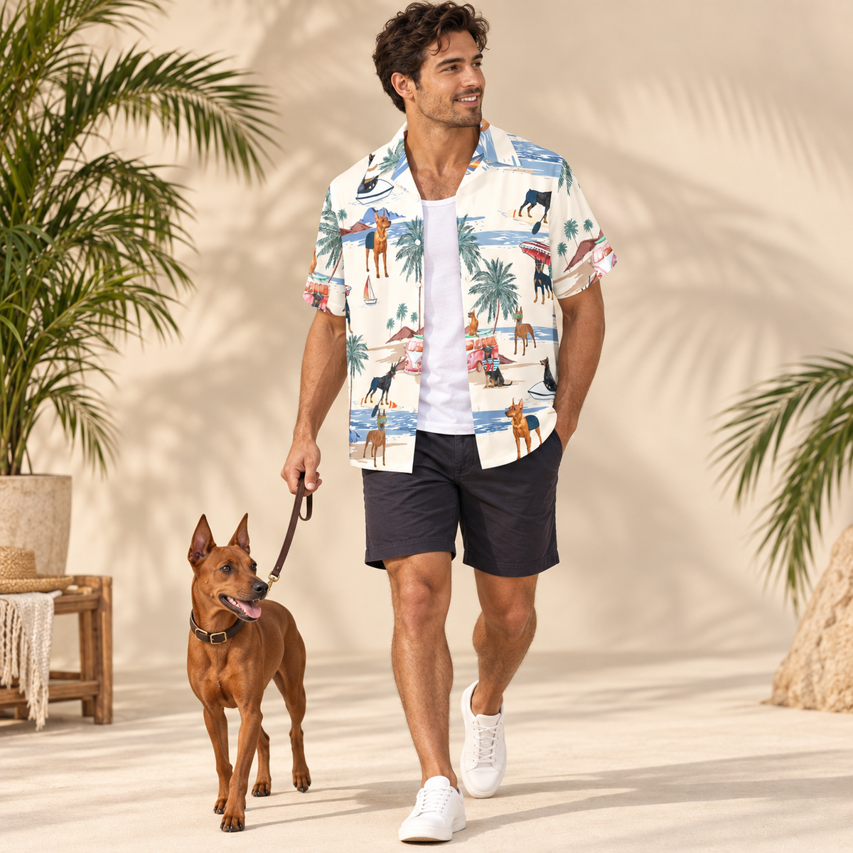 German Pinscher Hawaiian Shirt