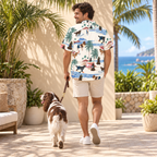 French Spaniel Hawaiian Shirt