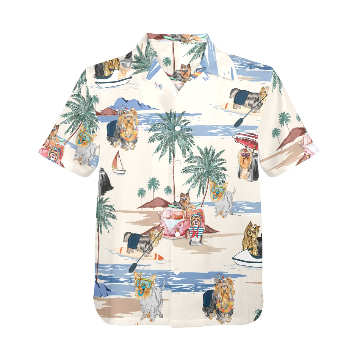 Tropical Silky Terrier shirt for dog owners
