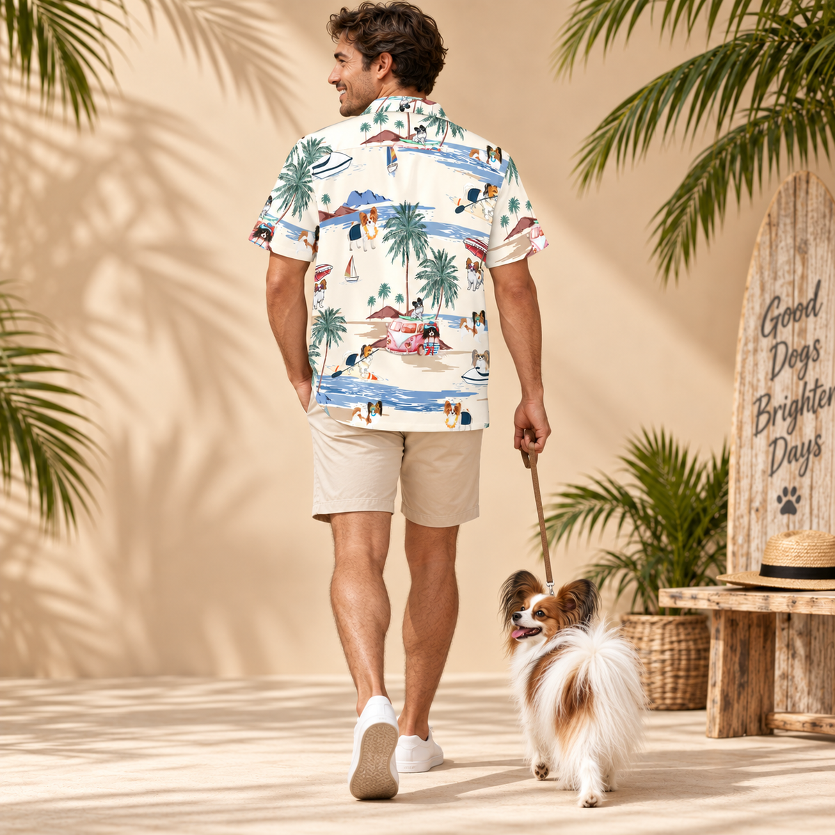 Papillon Hawaiian Shirt