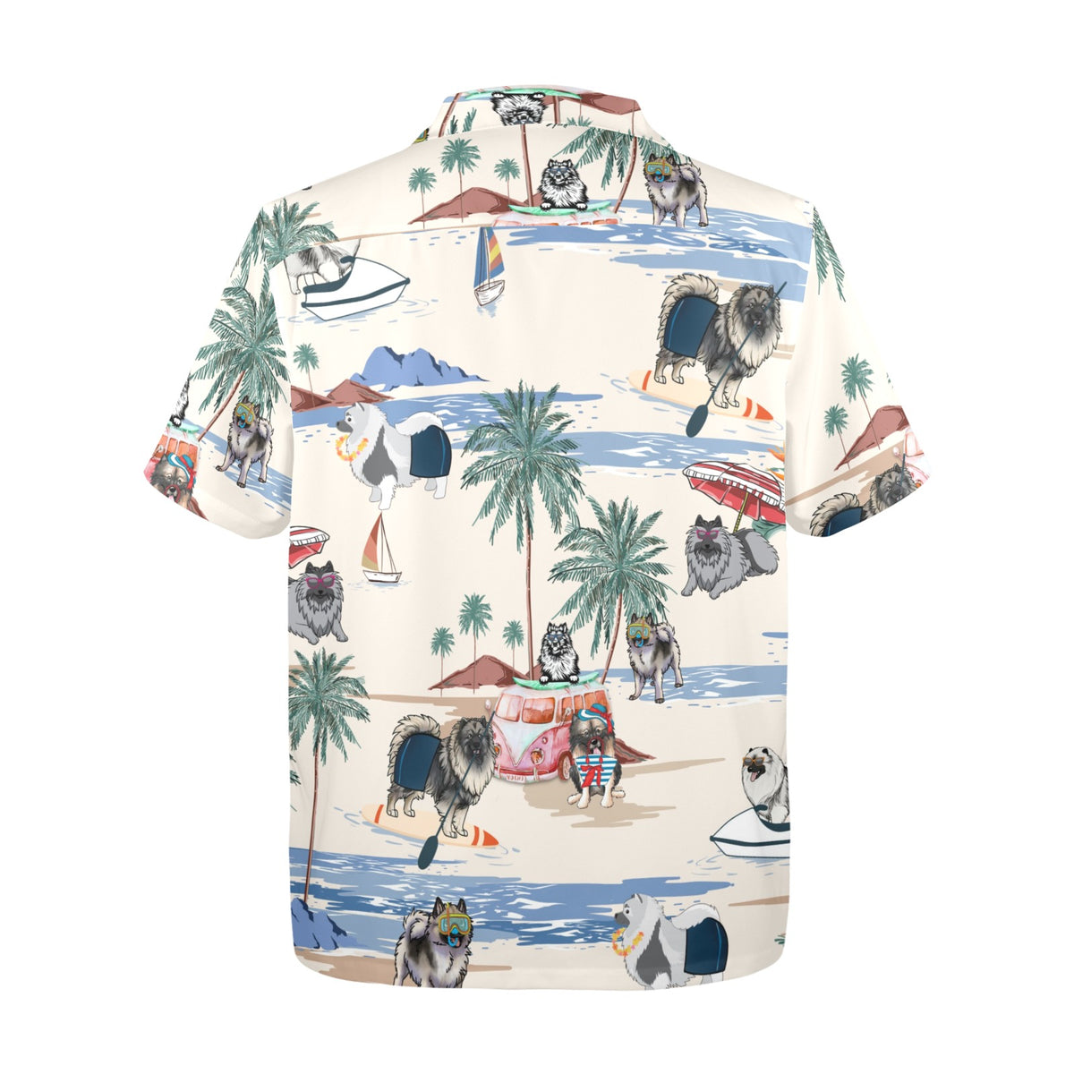 Keeshond Hawaiian Shirt