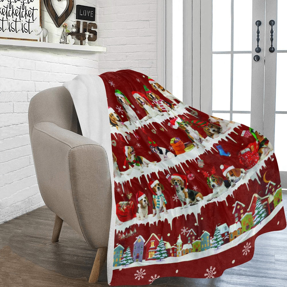 Beagle dog breed fleece blanket, product image 2 of 4