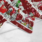 Dalmatian Santa Paws fleece blanket image 4 of 4