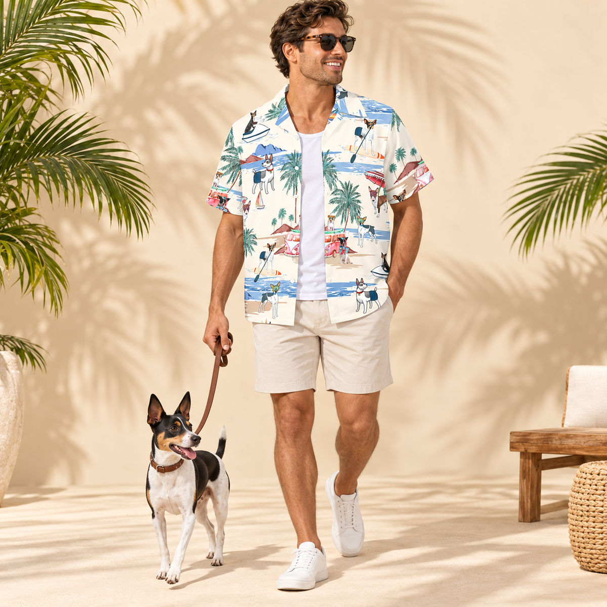 Rat Terrier Hawaiian Shirt
