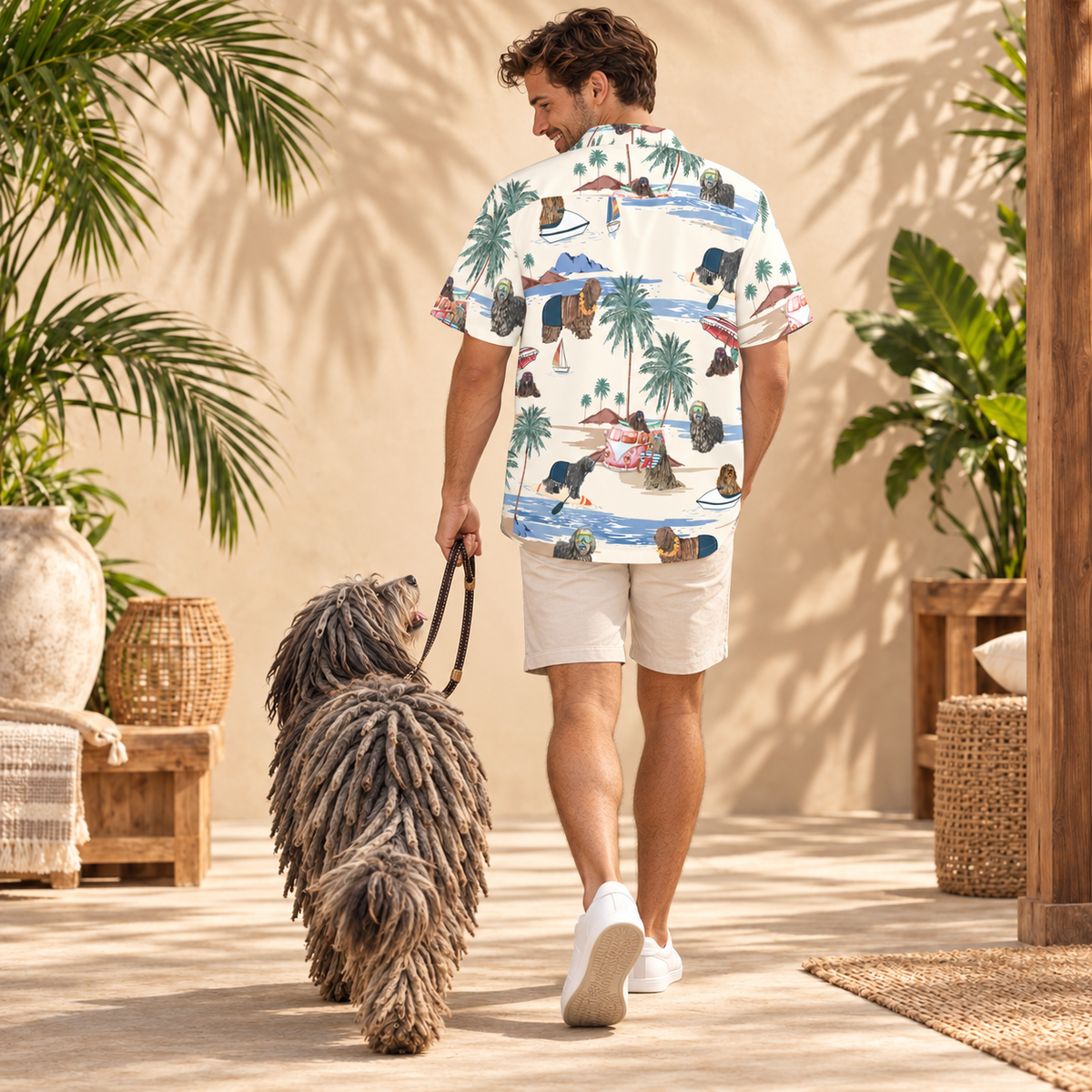 Bergamasco Shepherd Hawaiian Shirt