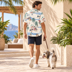 Petit Basset Griffon Vendeen Hawaiian Shirt