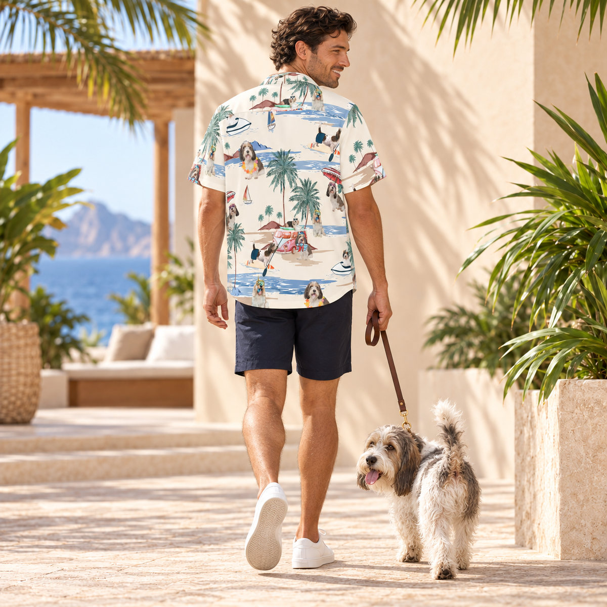 Petit Basset Griffon Vendeen Hawaiian Shirt