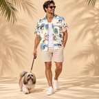 Lhasa Apso Hawaiian Shirt