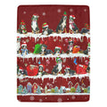 Greater Swiss Mountain Dog fleece blanket, product image 1