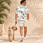 Soft Coated Wheaten Terrier Hawaiian Shirt
