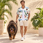Tibetan Mastiff Hawaiian Shirt