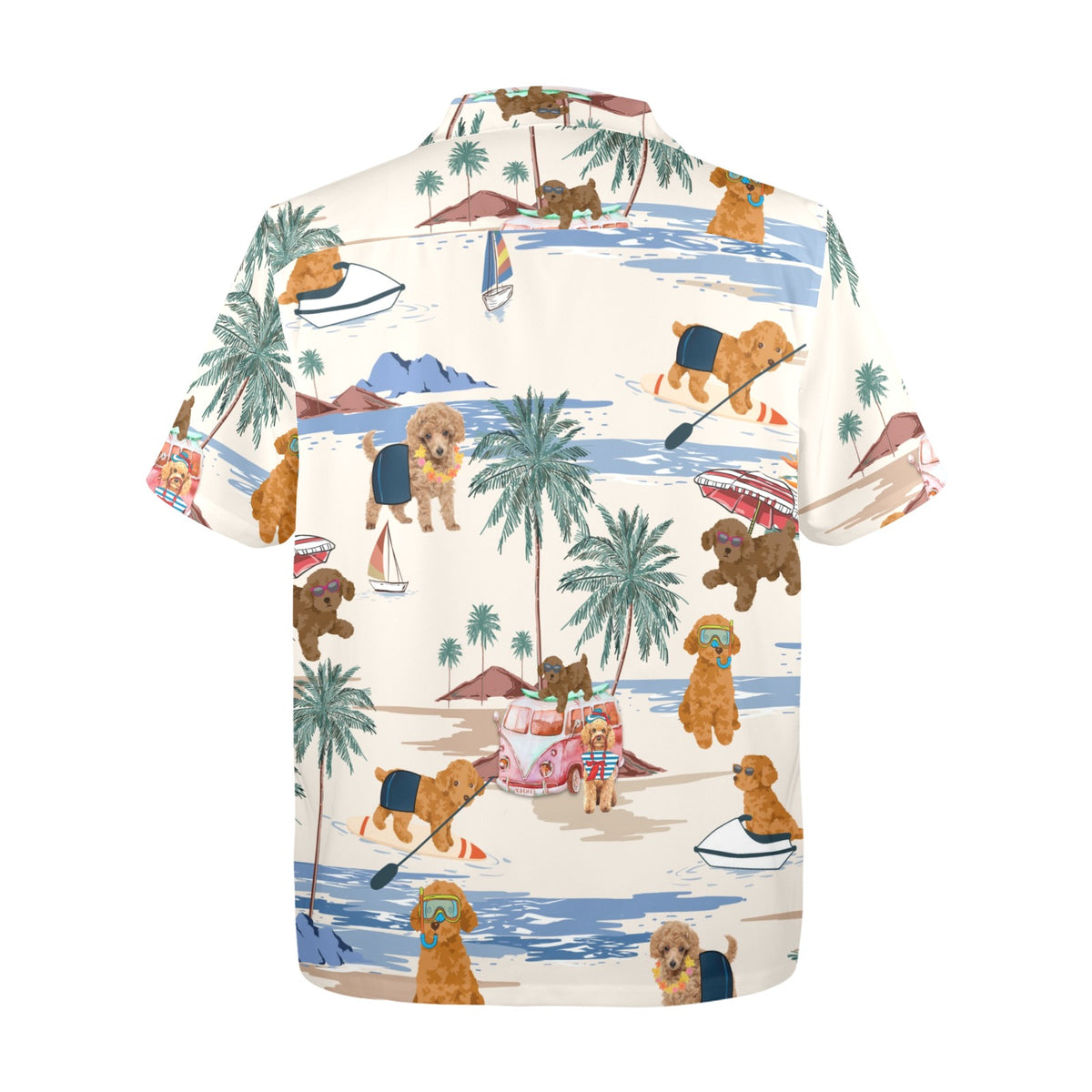 Cabana Club Toy Poodle Hawaiian shirt