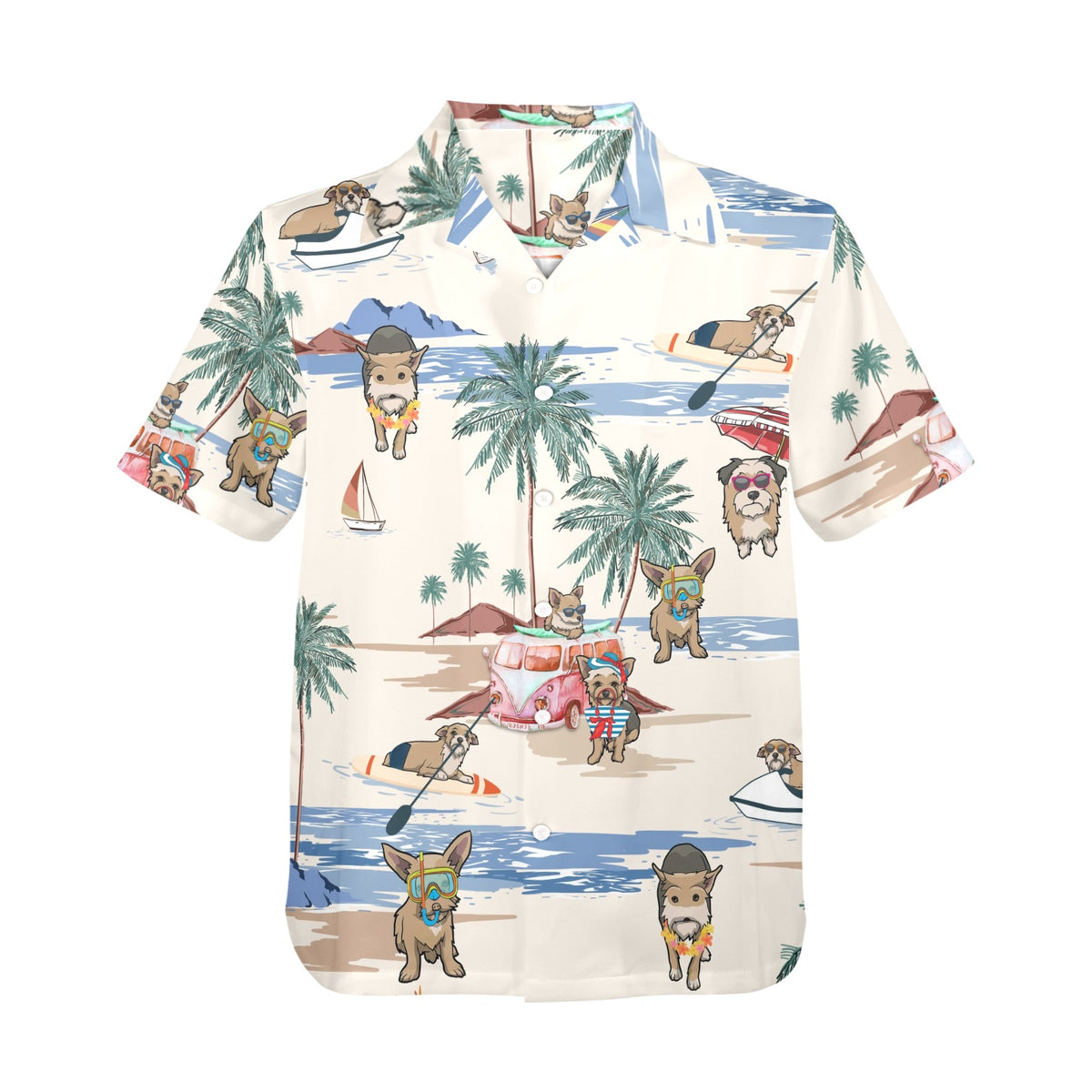 Tropical Chorkie shirt for dog owners