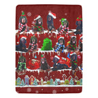 Gordon Setter fleece blanket, product image 1
