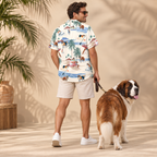 Saint Bernard Hawaiian Shirt