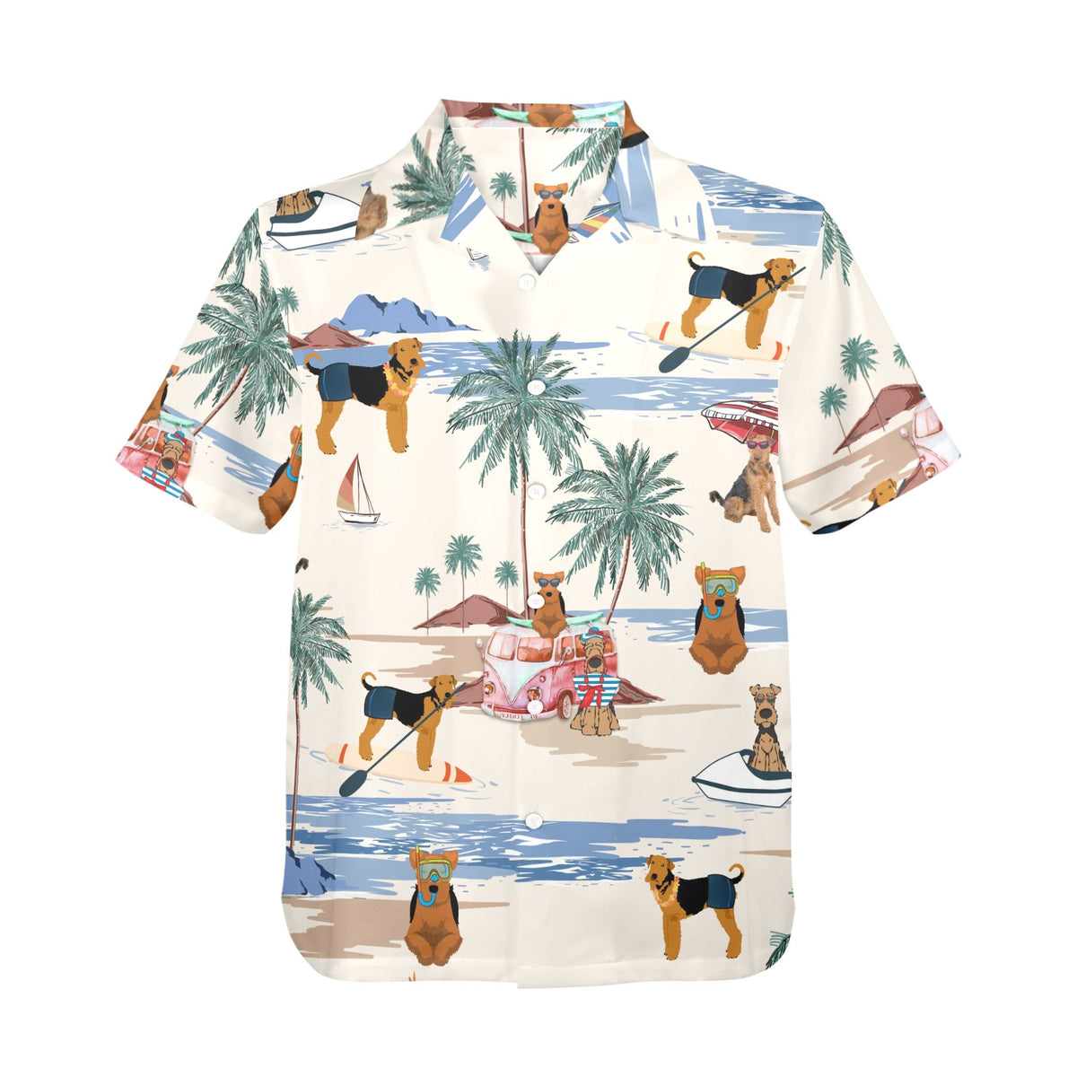 Tropical Welsh Terrier shirt for dog owners
