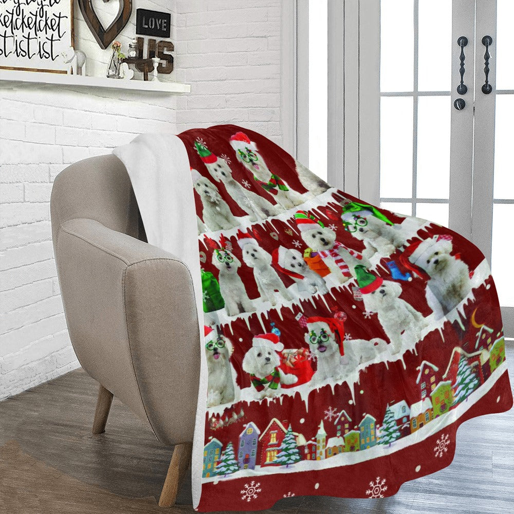 Maltese fleece blanket, product image 2