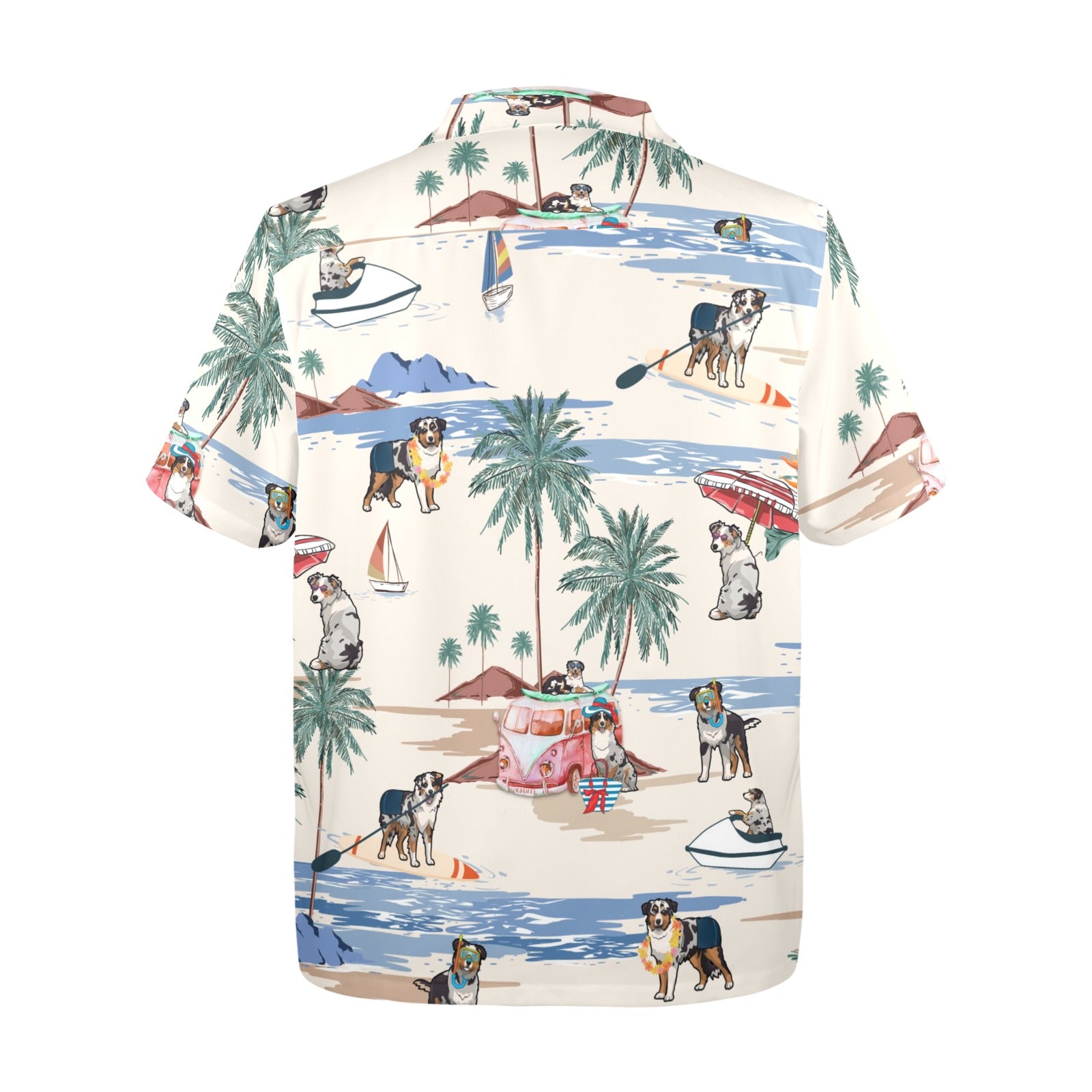 Tropical Australian Shepherd shirt for dog owners