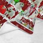 Great Pyrenees fleece blanket, product image 4