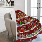 Border Terrier Christmas fleece blanket, product image 2 of 4