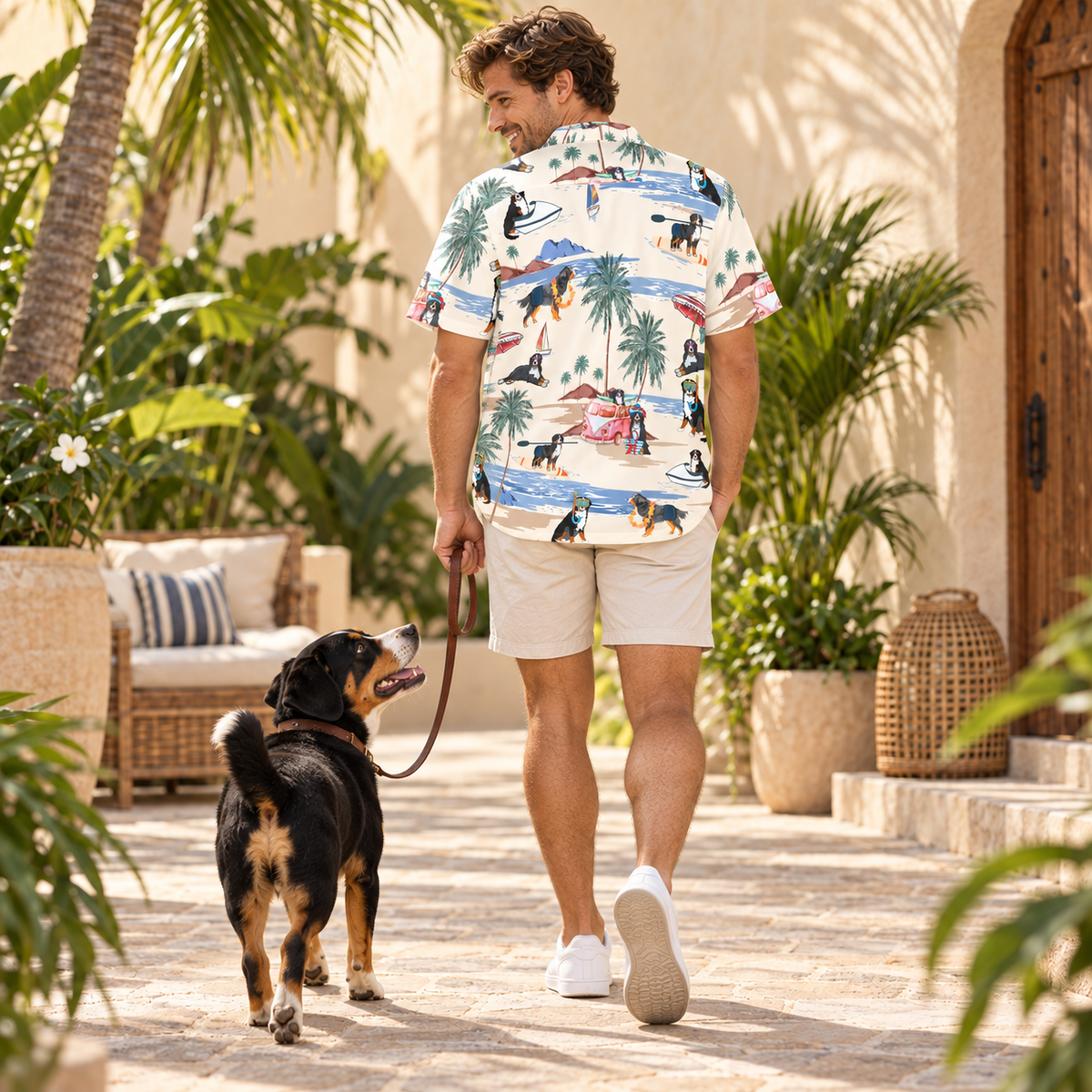 Entlebucher Mountain Dog Hawaiian Shirt