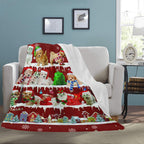 Maltipoo fleece blanket, product image 3