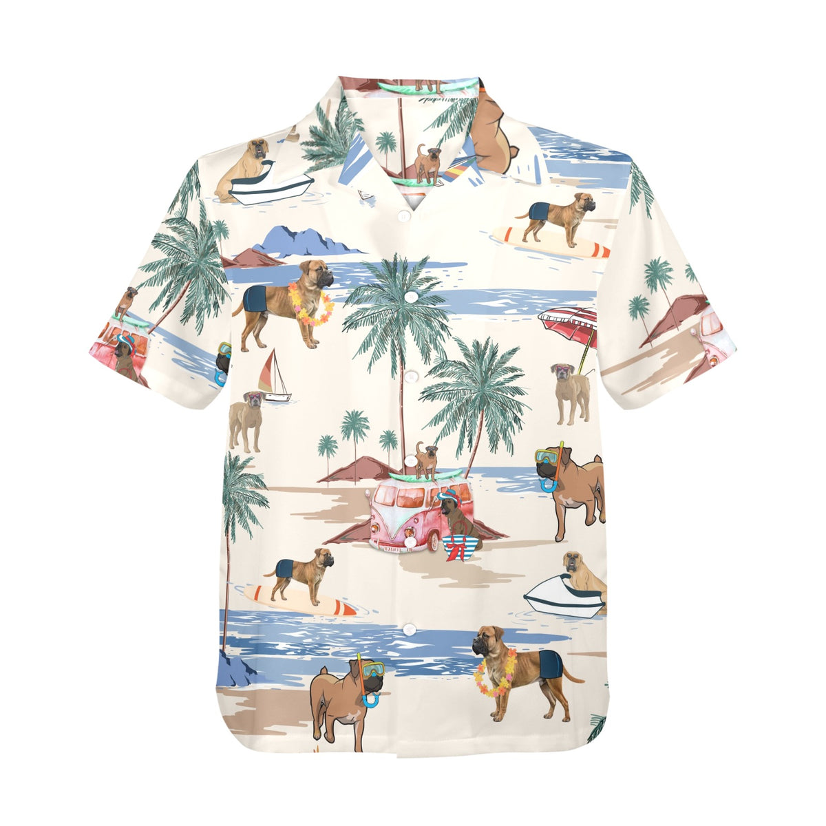 Tropical Boerboel shirt for dog owners