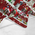 English Springer Spaniel Santa Paws fleece blanket image 4 of 4