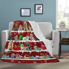 Aussiedoodle dog breed fleece blanket, product image 3 of 4