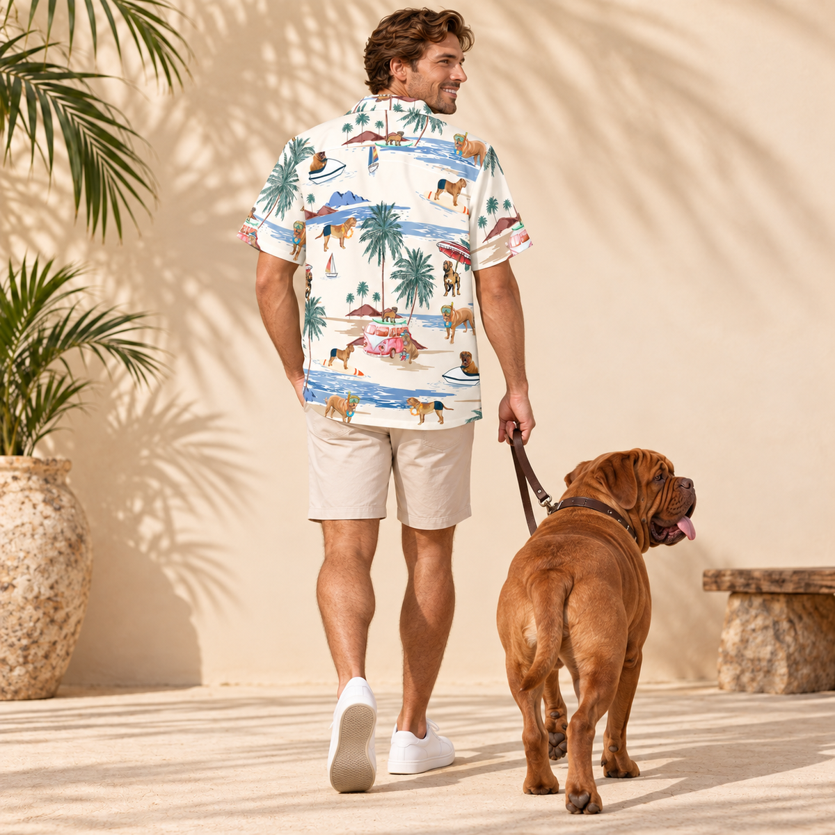 Dogue de Bordeaux Hawaiian Shirt