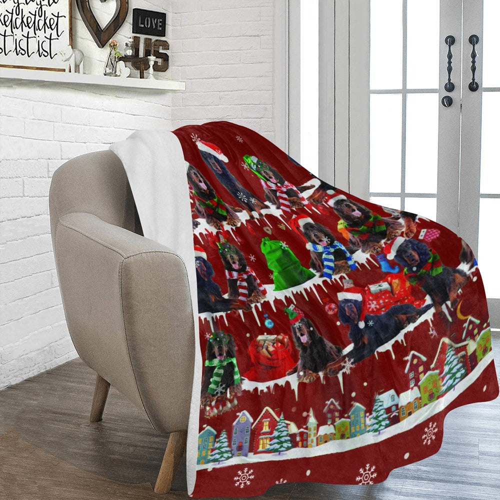 Gordon Setter fleece blanket, product image 2