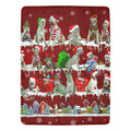 Irish Wolfhound fleece blanket, product image 1