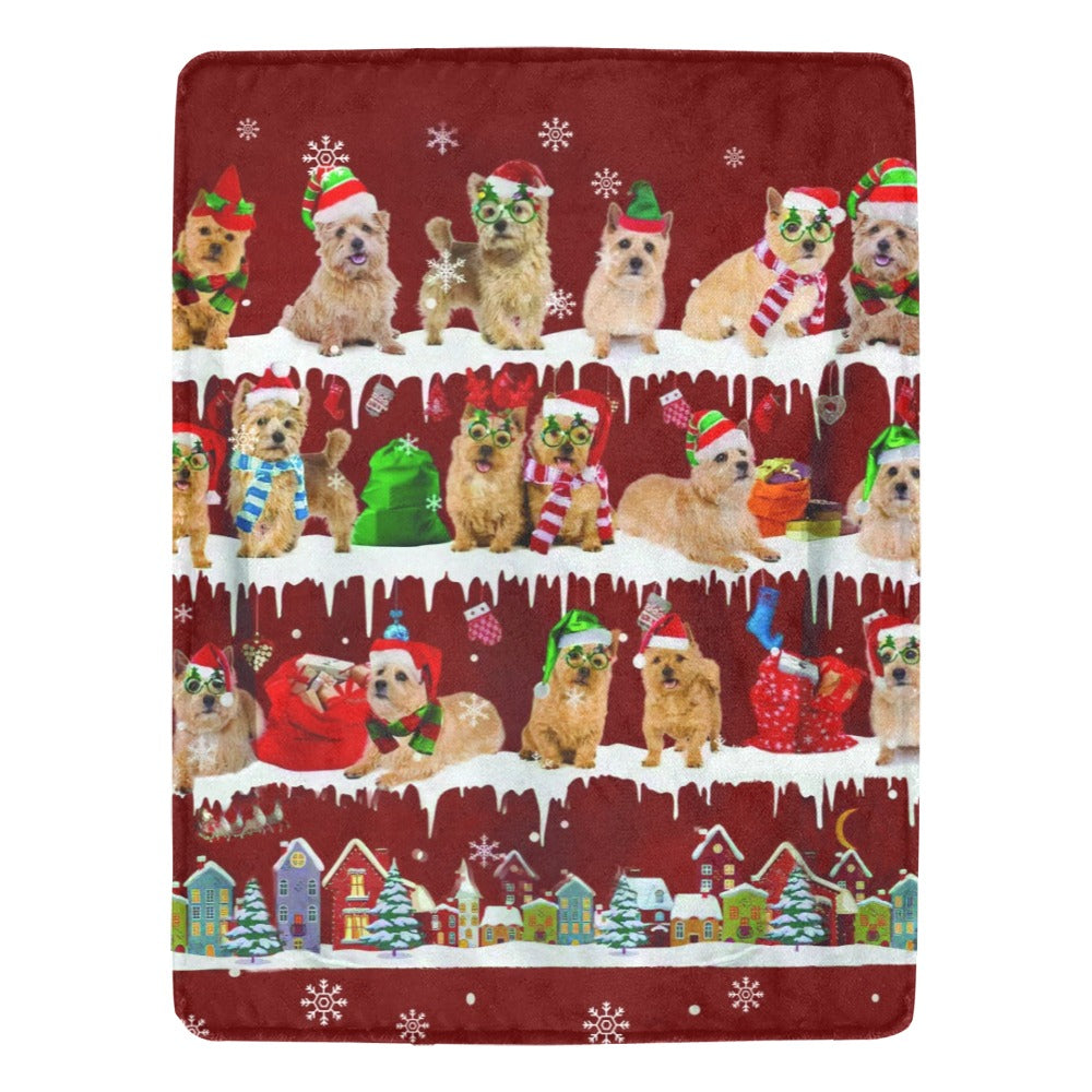 Norwich Terrier fleece blanket, product image 1