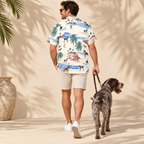 German Wirehaired Pointer Hawaiian Shirt