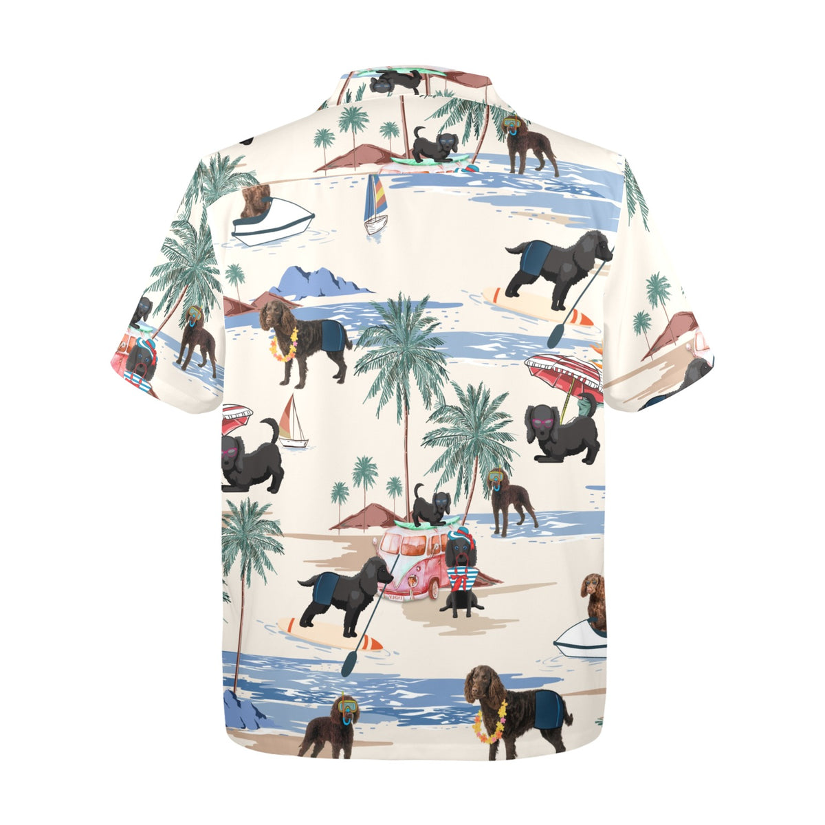 Spanish Water Dog Hawaiian Shirt