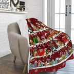 Boxer Christmas fleece blanket, product image 2 of 4