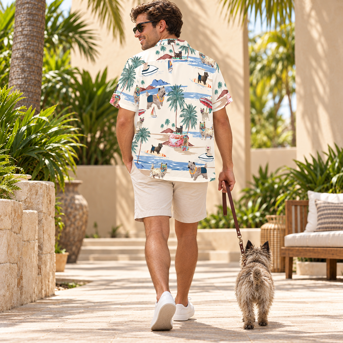 Cairn Terrier Hawaiian Shirt