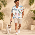 Parson Russell Terrier Hawaiian Shirt