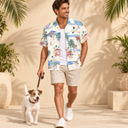 Parson Russell Terrier Hawaiian Shirt