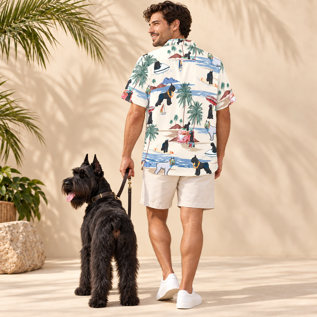 Giant Schnauzer Hawaiian Shirt